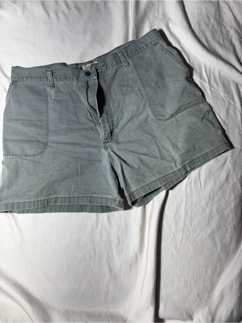Wrangler Faded Sage Utility Shorts
